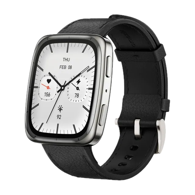 Amazfit Active 2 (Square) smartwatch · AMOLED 1,75" zafiro · GPS · hasta 10 días — Titanio Tech