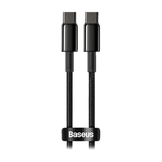 Baseus USB-C to USB-C Cable 100W cable USB-C a USB-C · 100 W · 1 m, 2 m o 3 m — Titanio Tech