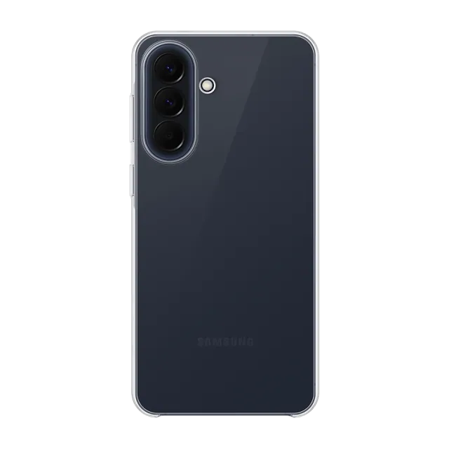 Samsung Clear Case para Galaxy A57 (EF-QA576) funda transparente oficial · Galaxy A57 5G — Titanio Tech