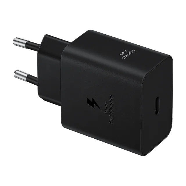 Cargador Samsung 45 W USB-C (EP-T4511) cargador de pared USB-C · 45 W Super Fast Charging 2.0 — Titanio Tech