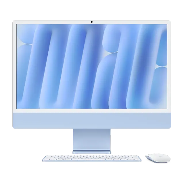 iMac 24" M4 M4 (CPU 8 / GPU 8) · 16 GB · 256 GB · 2 puertos — Titanio Tech
