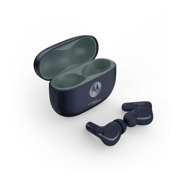 Motorola moto buds 2 plus (Sound by Bose) auriculares TWS · Sound by Bose · ANC · hasta 40 h con estuche — Titanio Tech