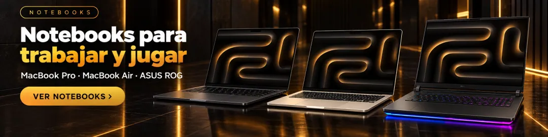 Notebooks para trabajar y jugar: MacBook Pro, MacBook Air y ASUS ROG