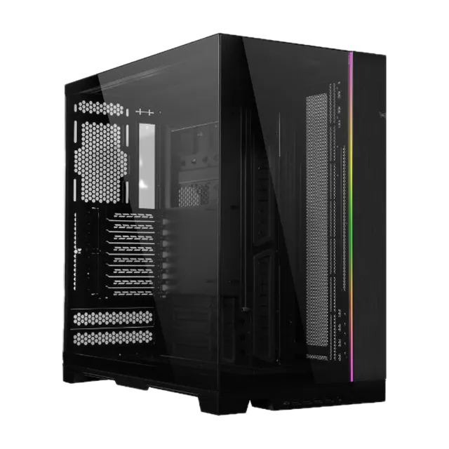 O11 Dynamic EVO XL full tower de vidrio — Titanio Tech
