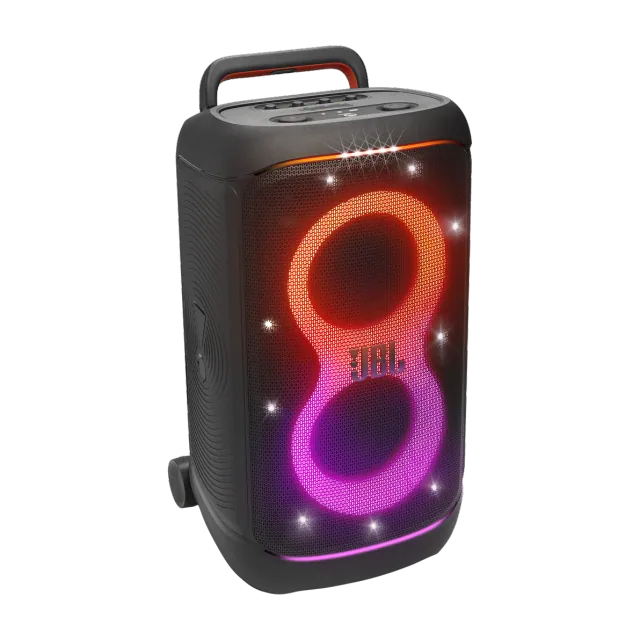 JBL PartyBox 520 parlante para fiestas · 400 W · ruedas · IPX4 — Titanio Tech