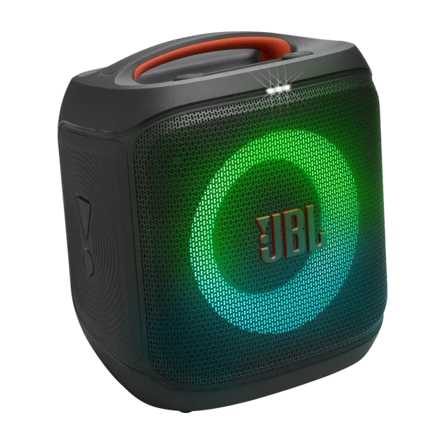 JBL PartyBox Encore Essential 2 parlante para fiestas · 100 W · luces · IPX4 — Titanio Tech
