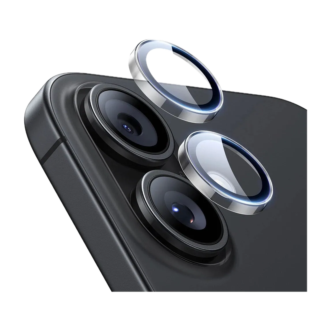 Película de câmera ESR Armorite iPhone 17 / 16 / 16 Plus para iPhone 17, 16 e 16 Plus · protetor de lente · transparente — Titanio Tech