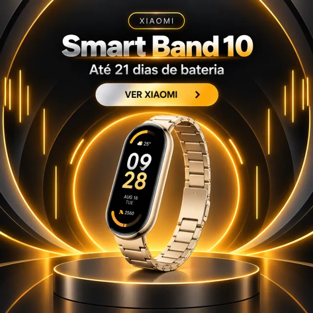 Xiaomi Smart Band 10: até 21 dias de bateria